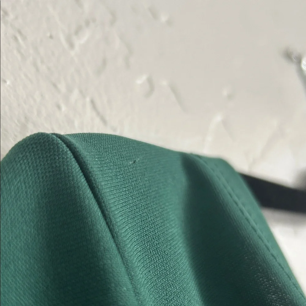 Forest Green 3/4 Sleeve Dress - Picture 4 of 7